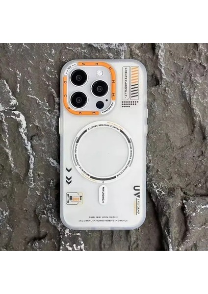 Apple iPhone 12 Pro Uyumlu Mat Magsafe Özellikli Kamera Koruma Çerçeveli Metal Tuşlu Kılıf