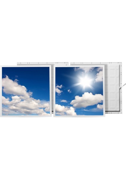 60X60 LED Panel Aydınlatma Armatür Avize Sıva Altı Desenli 1x2 Ikili Grup 46510933SA fiyatları