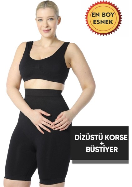 Diz Üstü Korse & Büstiyer Korse 2'li Takım