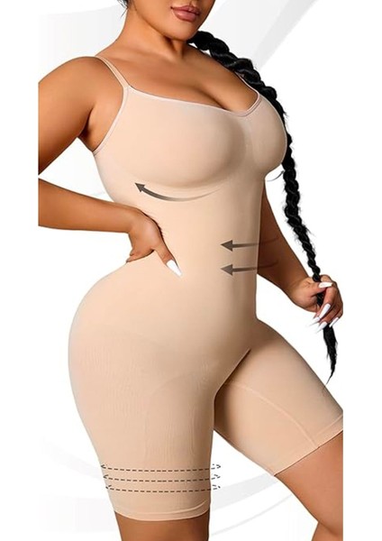 Toparlayıcı Ayar Askılı Slım Waıst Woman Göğüs Göbek Bacak ve Basen Tüm Vücut Boydan Tam Boy Korse
