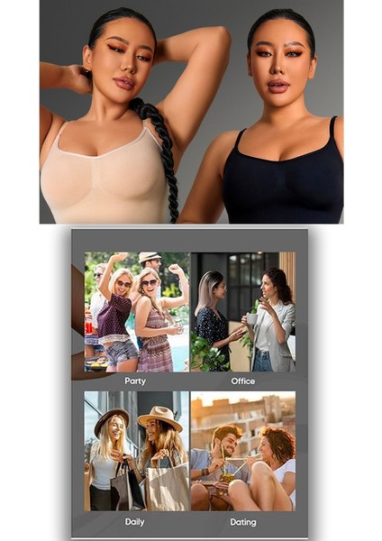 Toparlayıcı Ayar Askılı Slım Waıst Woman Göğüs Göbek Bacak ve Basen Tüm Vücut Boydan Tam Boy Korse