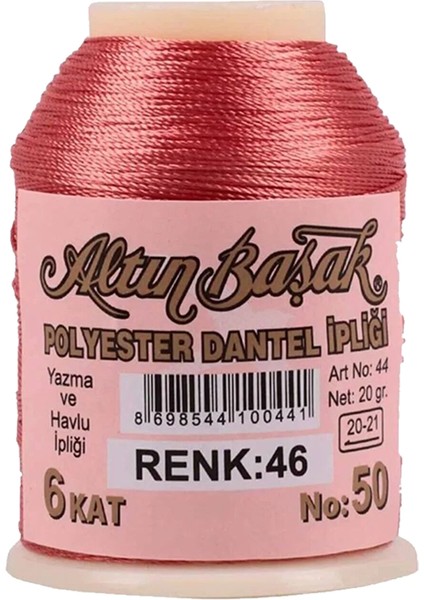 3 Adet Altınbaşak Oya ve Dantel Ipi 20 gr - Royaleks - No: 046
