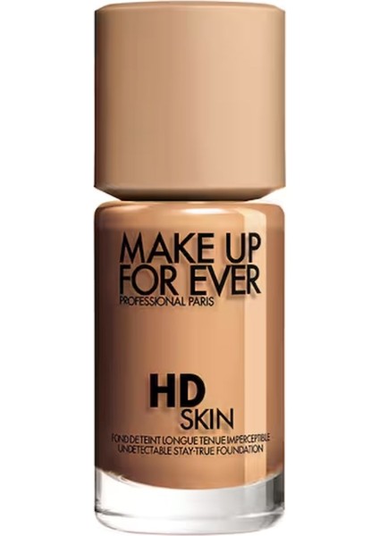 Make Up For Ever Hd Skin 3R44 - Gözle Görülmeyen Uzun Süre Kalıcı Fondöten 30 ml