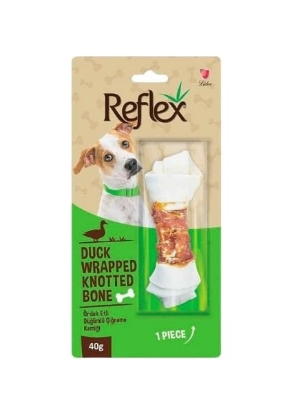 Ördek Etli Düğümlü Çiğneme Kemiği Köpek Ödülü 40 gr