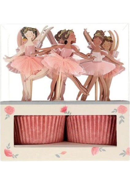 Meri Balerin Cupcake Seti, 24'lü