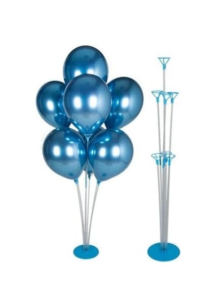 Marifetlerim - Mavi Balon Süsleme Standı 75 cm