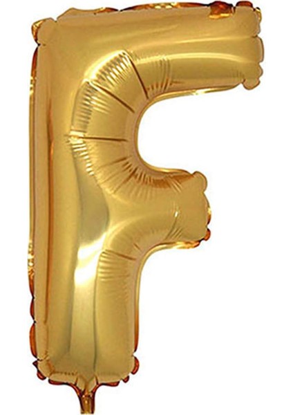 Harf Folyo Balon, Altın, 90 cm