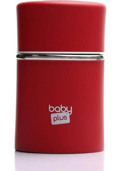 Plus Paslanmaz Çelik Kırmızı Bebek Mama Saklama Termosu 260 ml