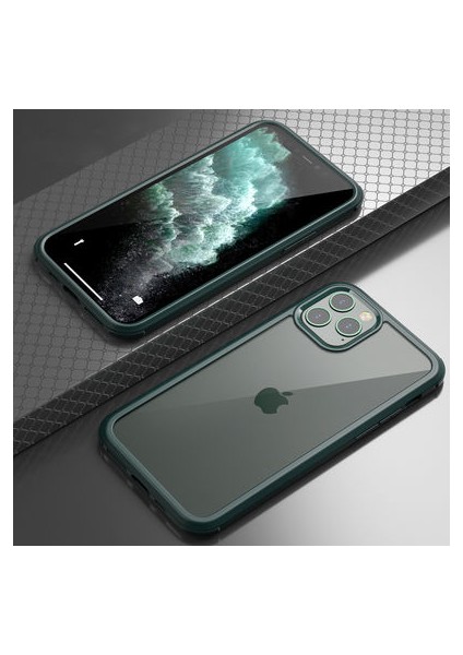 iPhone 11 Pro Max 360 Derece Koruma Sağlayan Çift Parçalı Dor Premium Kılıf