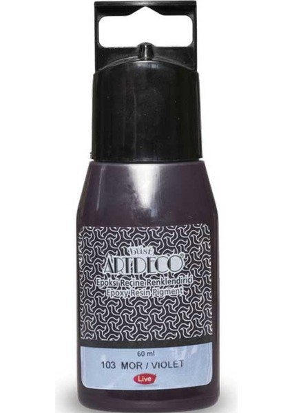 : Epoksi Reçine Renklendirici : 60 ml : Mor
