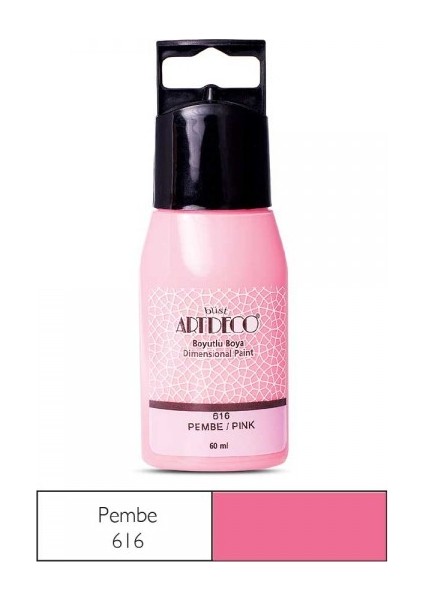 : Boyutlu Boya : 60 ml : Pembe