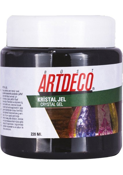 : Kristal Jel : 220 ml : Siyah
