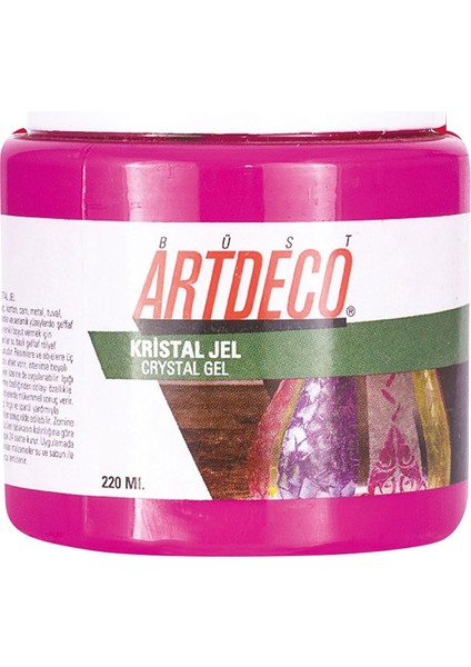 : Kristal Jel : 220 ml : Fuşya