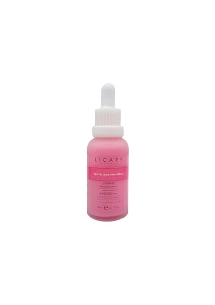 B12 Revitalizing Aydınlatıcı Bariyer Güçlendirici Nemlendirici Pink Serum 30ML