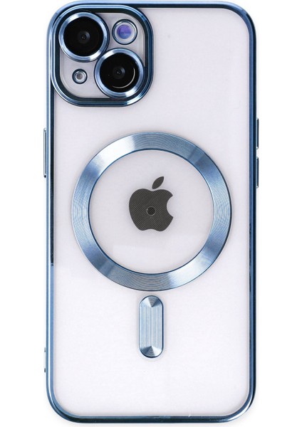 Newface iPhone 14 Plus Kılıf Kross Magneticsafe Kapak - Sierra Blue