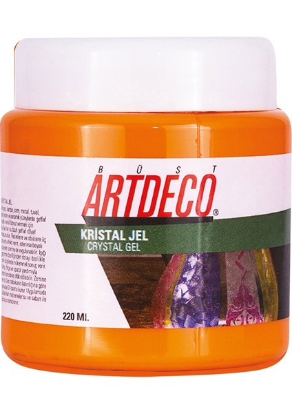 : Kristal Jel : 220 ml : Turuncu