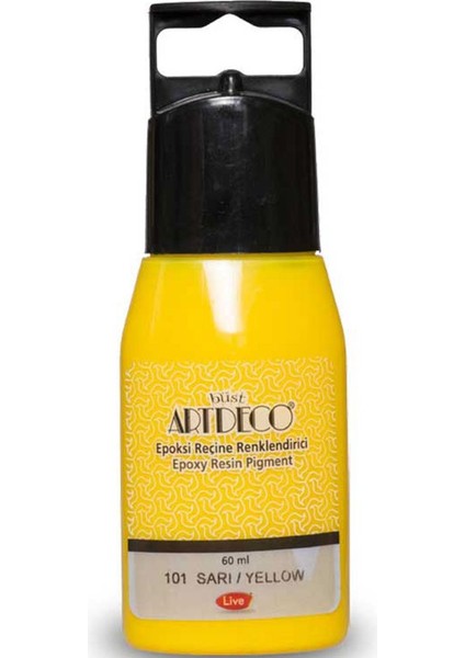 : Epoksi Reçine Renklendirici : 60 ml : Sarı