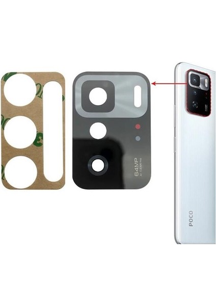 Pocophone X3 Gt Ile Uyumlu Kamera Camı