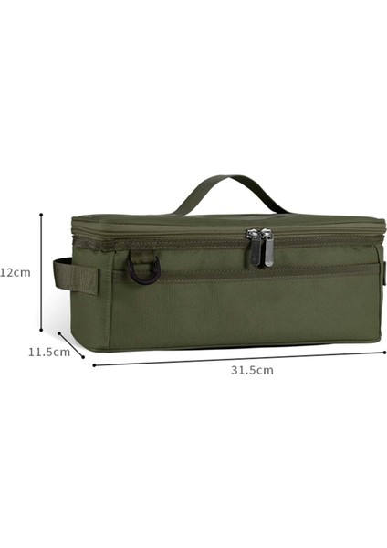 Kamp Tencere Çantası Için Pürüzsüz Fermuarlar Ör Barbekü Yürüyüş Yeşil (Yurt Dışından) fiyatları