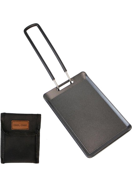 Mini Barbekü Tavası Barbekü Kalbur Tavası Dış Mekan Için Saplı Kızartma Tavası (Yurt Dışından)