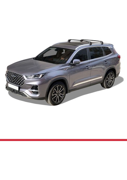 Chery Tiggo 8 Pro 2020 Sonrası ile Uyumlu Ace-2 Ara Atkı Tavan Barı Siyah modelleri
