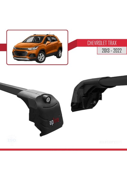 Chevrolet Trax 2013-2022 Arası ile Uyumlu Ace-2 Ara Atkı Tavan Barı Siyah modelleri