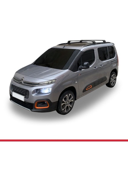 Citroen Berlingo 2023 2024 Ace-2 Ara Atkı Tavan Barı Siyah Yeni Berlingo