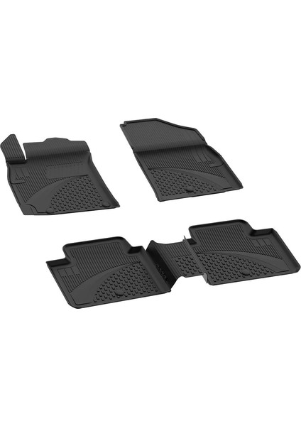 4.5d Havuzlu Oto Paspas Siyah Renk Hyundai Accent Blue Araç 2011-2018 ve Üstü ile Uyumlu