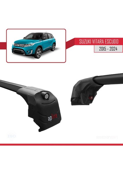 Suzuki Vitara 2015 ve Sonrası ile Uyumlu Ace-2 Ara Atkı Tavan Barı Siyah fırsatları
