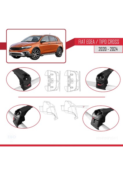 Cupra Formentor 2020 ve Sonrası ile Uyumlu Ace-2 Ara Atkı Tavan Barı Siyah fırsatları