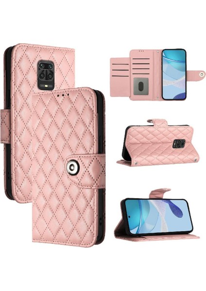 Xiaomi Redmi Için Not 9 Pro Max Kart Tutucu Cüzdan Kapak Bilek Şeridi (Yurt Dışından)