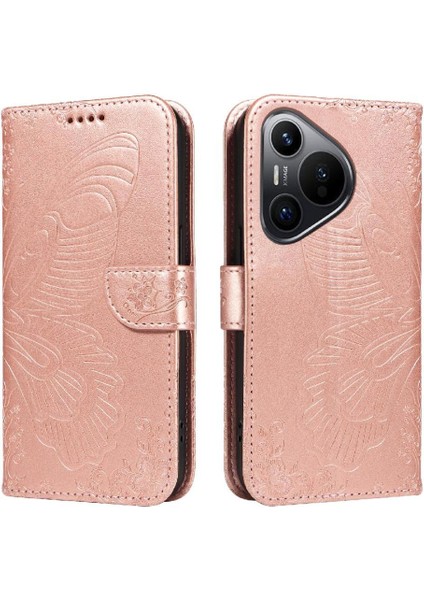 Huawei Pura 70 Için Flip Case Ayrılabilir El Kayışı Yüksek Kaliteli Deri (Yurt Dışından)