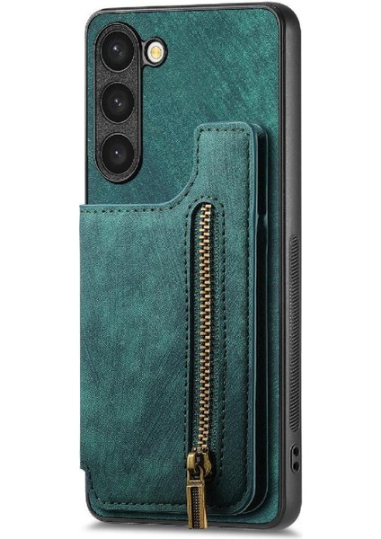 Samsung Galaxy S23 Vintage Fermuar Cüzdan Için Kılıf Katlanabilir Arka Kapak (Yurt Dışından) indirimleri
