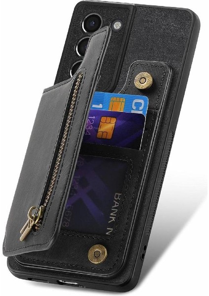 Samsung Galaxy S21 Artı Vintage Fermuar Cüzdan Katlanabilir Arka Kapak (Yurt Dışından) indirimleri