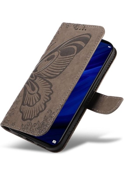Kredi Kartı Yuvası ile Huawei P30 Için Flip Case Ayrılabilir El Kayışı Yüksek (Yurt Dışından)