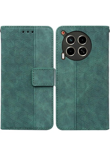 Tecno Camon Için Flip Case 30 4g/5g Flip Folio Kickstand Özelliği Cüzdan Pu (Yurt Dışından)