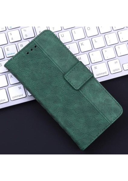 Bdt Shop Tecno Camon 30 Premier Geometrik Kabartmalı Cüzdan Kapak Pu Için Flip Case (Yurt Dışından)