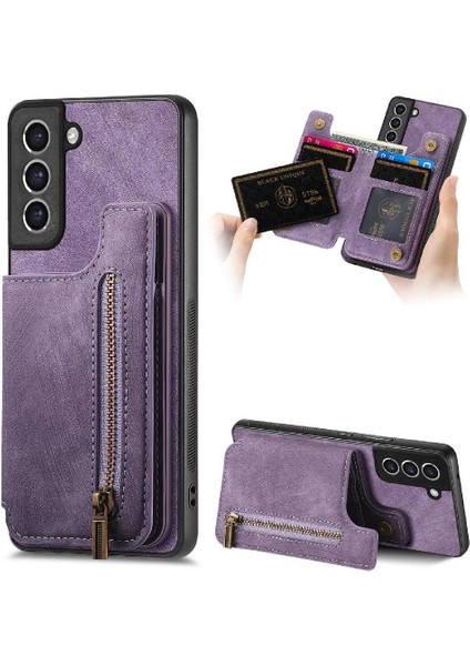 Samsung Galaxy S21 Fe Standı Fonksiyonu Için Kılıf Katlanabilir Arka Kapak Vintage (Yurt Dışından)