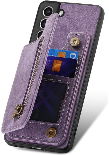 Samsung Galaxy S21 Fe Standı Fonksiyonu Için Kılıf Katlanabilir Arka Kapak Vintage (Yurt Dışından) modelleri