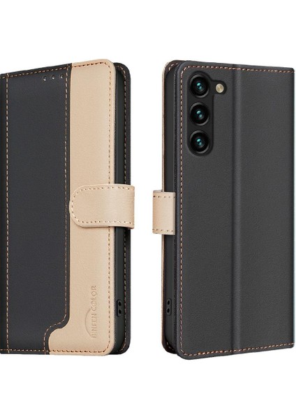 Samsung Galaxy S23 Artı Darbeye Dayanıklı Tpu Iç Kabuk Kartı Rfıd Için Flip Case (Yurt Dışından)