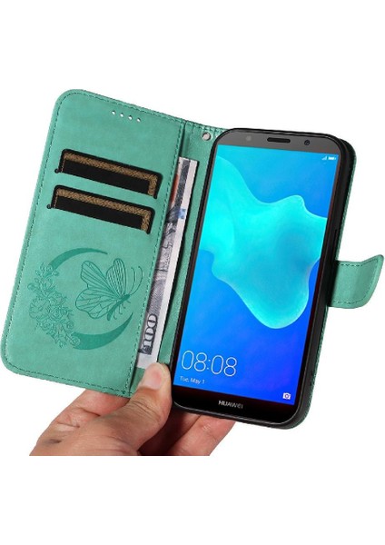 Huawei Y5 Başbakan 2018 Yüksek Kalite Deri Ayrılabilir El Için Flip Case (Yurt Dışından) modelleri