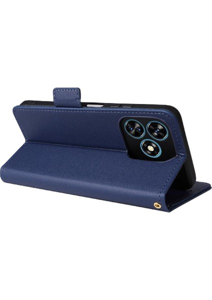Oukitel C51 Manyetik Cüzdan Kart Yuvaları Tutucu Pu Deri Için Flip Case (Yurt Dışından)