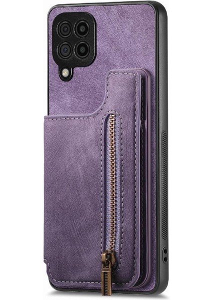 Samsung Galaxy A22 4g Için Kılıf Katlanabilir Arka Kapak Standı Fonksiyonu Vintage (Yurt Dışından) modelleri