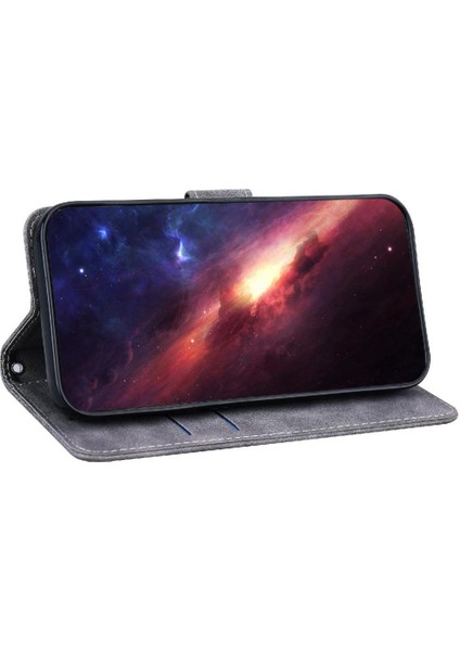 IPhone 16 Için Flip Case Pro Max Kickstand Özelliği Flip Folio Geometrik Pu (Yurt Dışından)