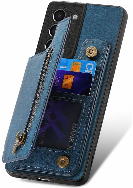 Samsung Galaxy S21 Artı Vintage Fermuar Cüzdan Katlanabilir Arka Kapak (Yurt Dışından) fiyatları