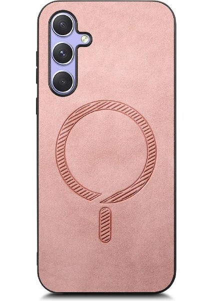 Samsung Galaxy A34 Hafif Ince Kablosuz Şarj Magsafe Araba (Yurt Dışından)