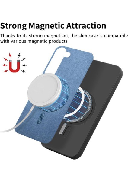 Samsung Galaxy S23 Artı Kablosuz Şarj Ince Magsafe Araba Bağlar (Yurt Dışından)