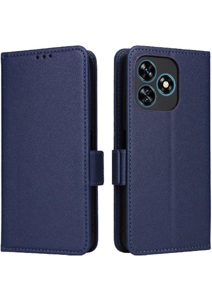 Oukitel C51 Manyetik Cüzdan Kart Yuvaları Tutucu Pu Deri Için Flip Case (Yurt Dışından)