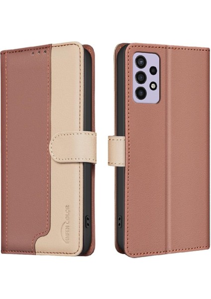 Samsung Galaxy M13 4g Için Flip Case Kart Yuvaları Tutucu Flip Folio Rfıd Tpu (Yurt Dışından)