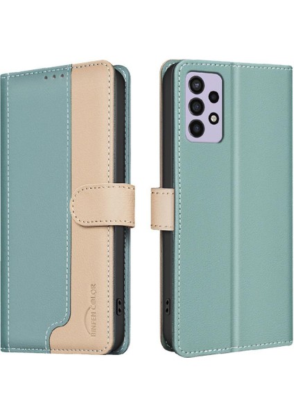 Bdt Shop Samsung Galaxy M13 4g Için Flip Case Kart Yuvaları Tutucu Flip Folio Rfıd Tpu (Yurt Dışından)